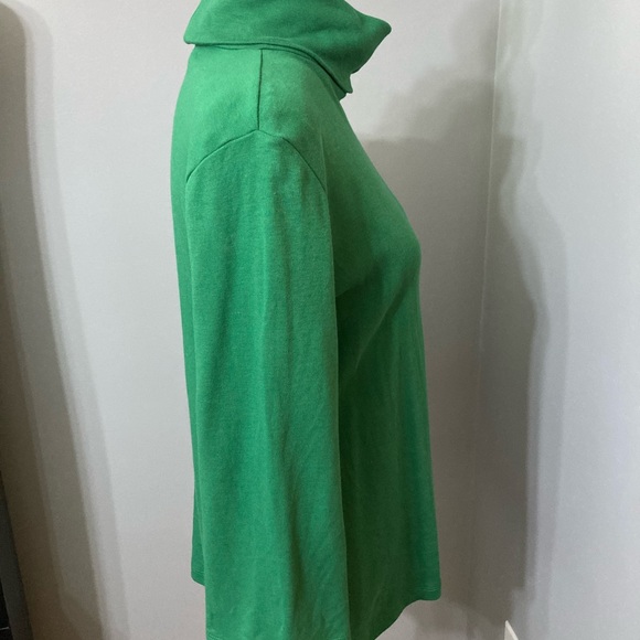 Isaac Mizrahi Kelly Green Turtleneck - Picture 5 of 8